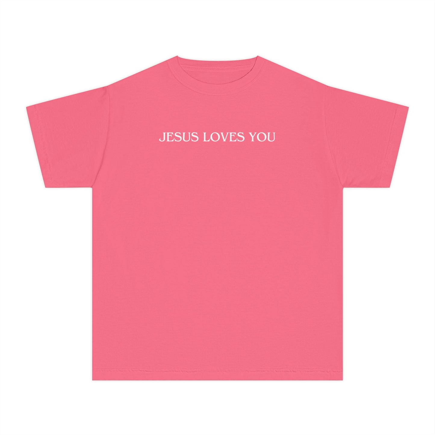 Jesus Loves You Unisex Youth Tee - Seek and Share Designs
