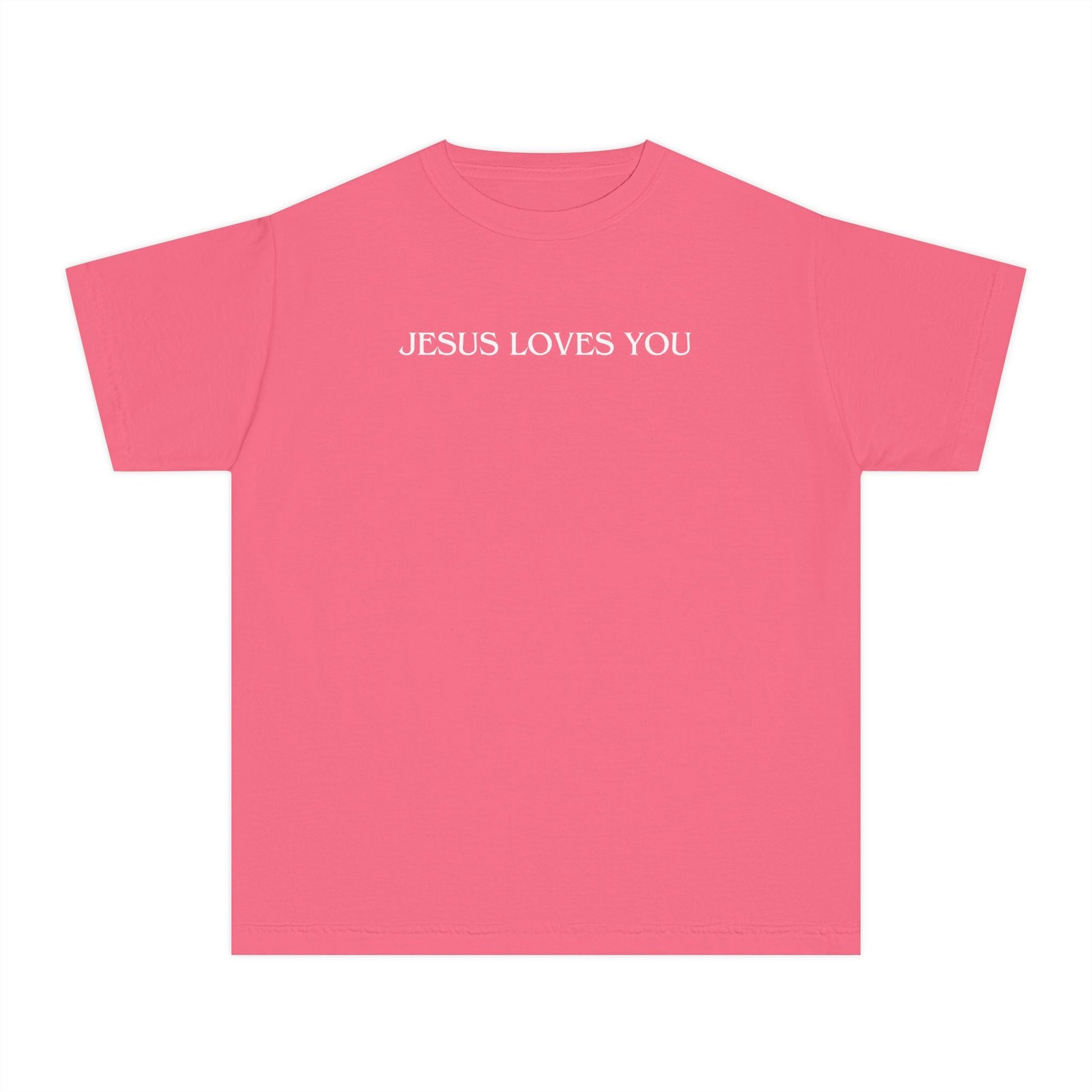 Jesus Loves You Unisex Youth Tee - Seek and Share Designs