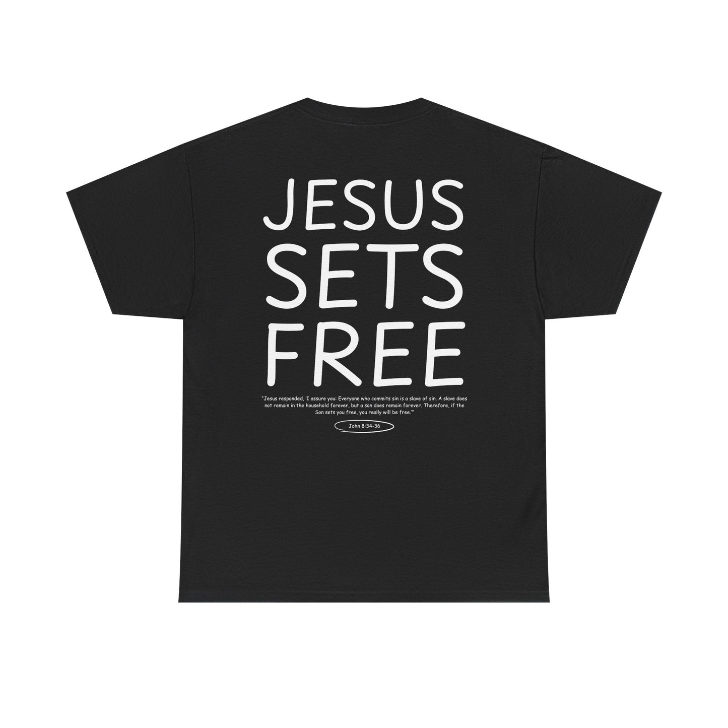 Jesus Sets Free Unisex Tee - Seek and Share Designs