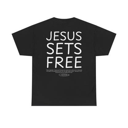 Jesus Sets Free Unisex Tee - Seek and Share Designs