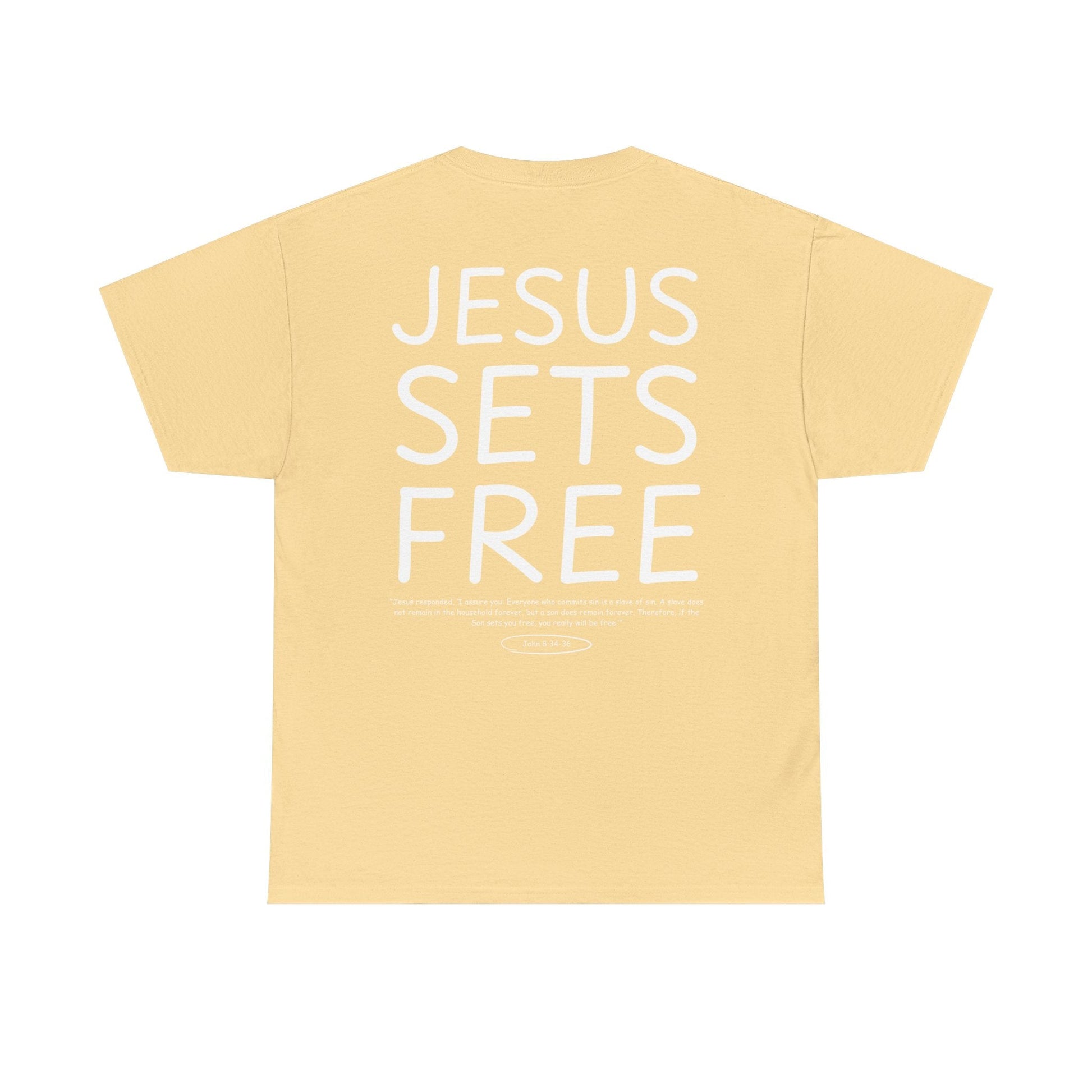 Jesus Sets Free Unisex Tee - Seek and Share Designs