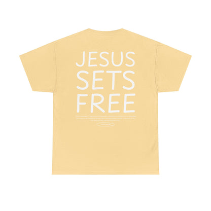 Jesus Sets Free Unisex Tee - Seek and Share Designs