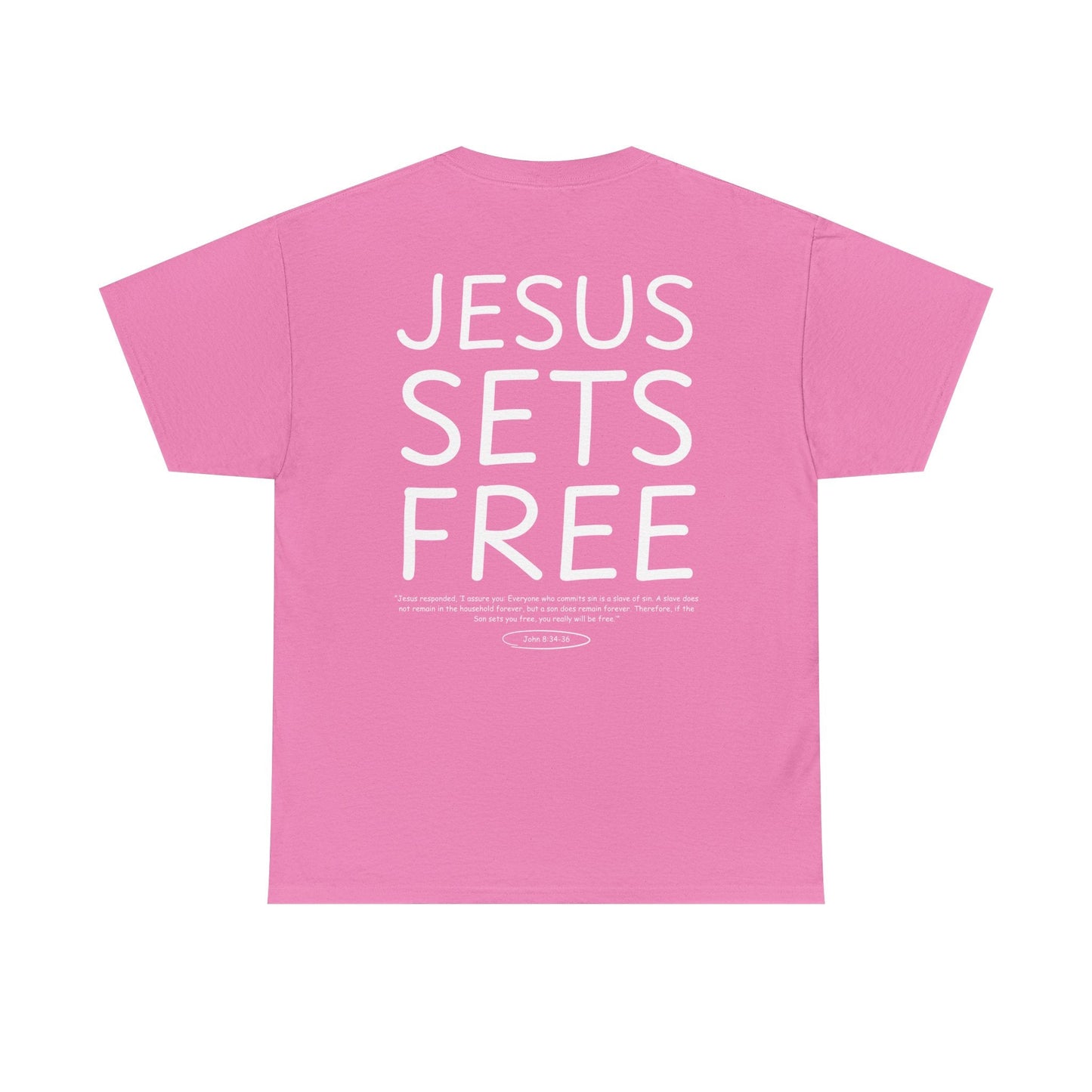 Jesus Sets Free Unisex Tee - Seek and Share Designs
