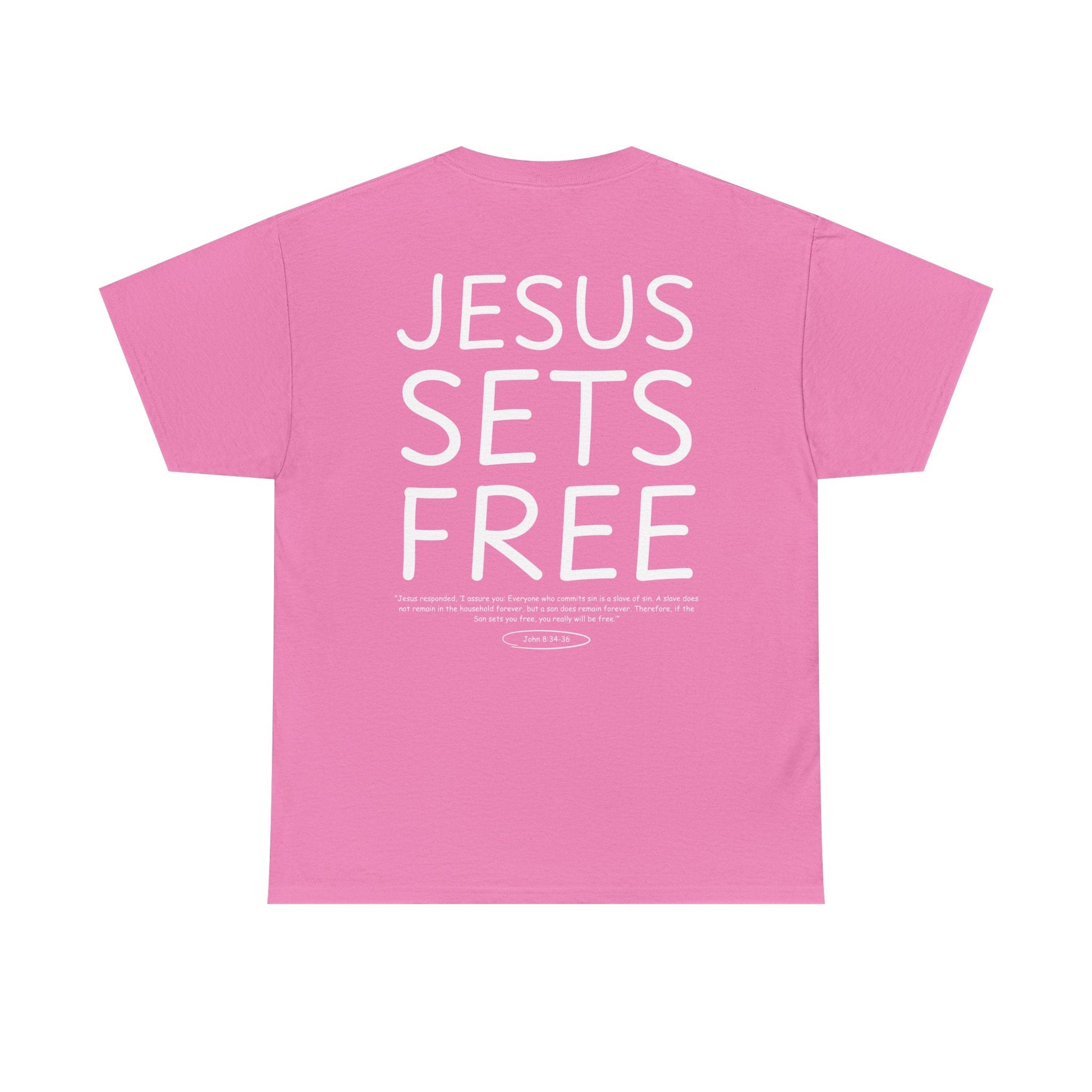 Jesus Sets Free Unisex Tee - Seek and Share Designs