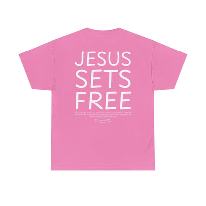 Jesus Sets Free Unisex Tee - Seek and Share Designs