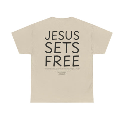 Jesus Sets Free Unisex Tee - Seek and Share Designs