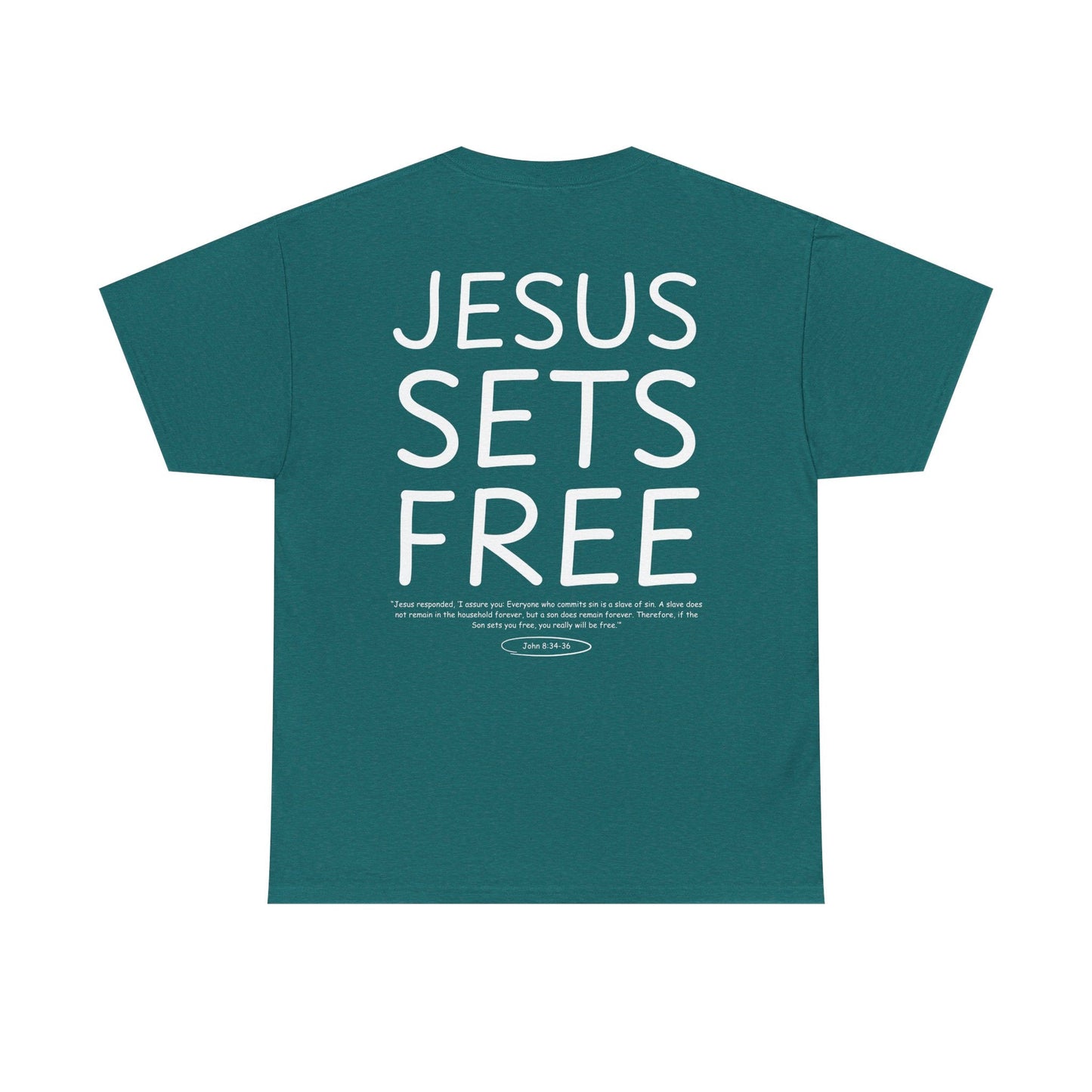 Jesus Sets Free Unisex Tee - Seek and Share Designs