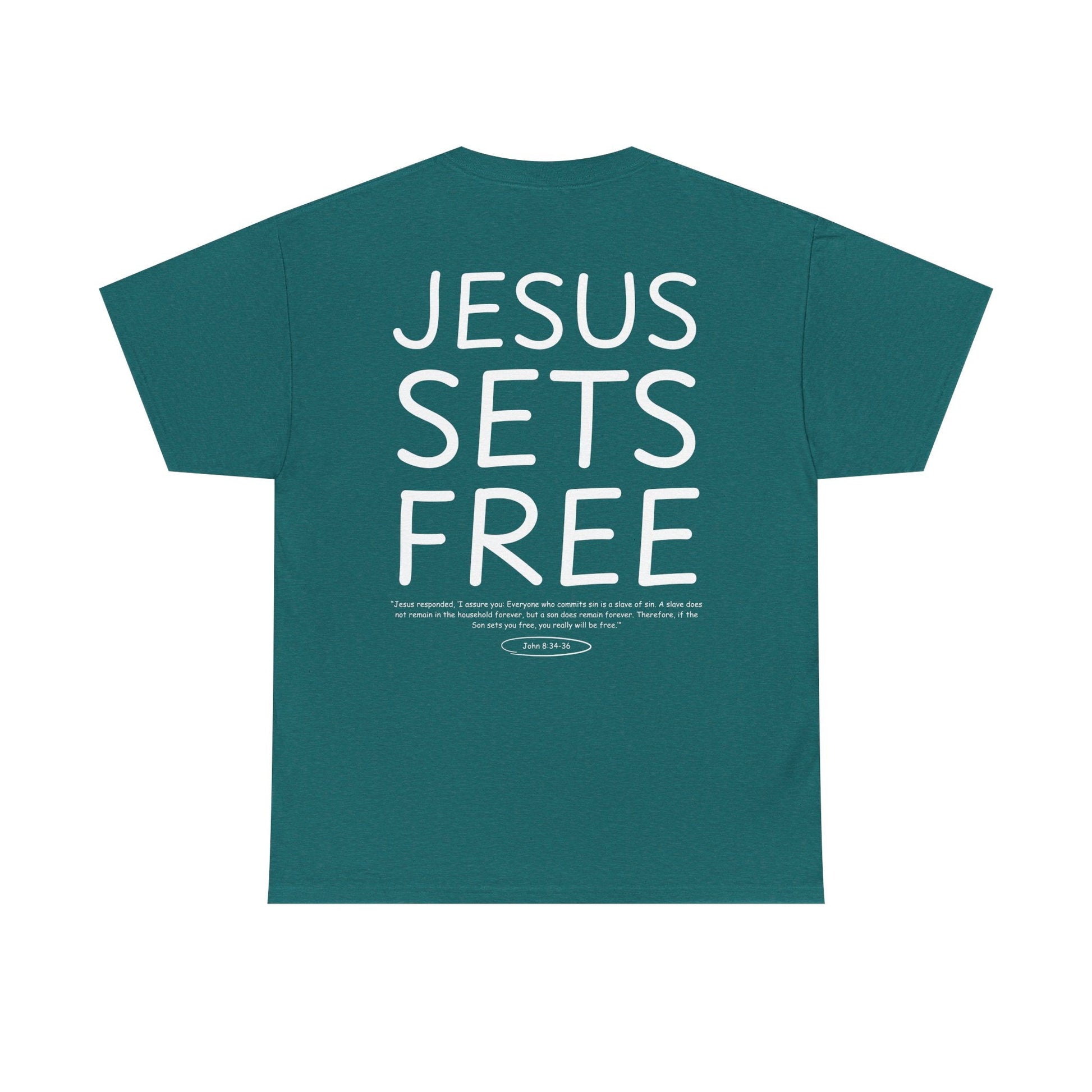 Jesus Sets Free Unisex Tee - Seek and Share Designs