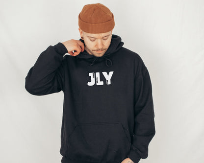 JLY Jesus Loves You Adult Unisex Hoodie - Seek and Share Designs