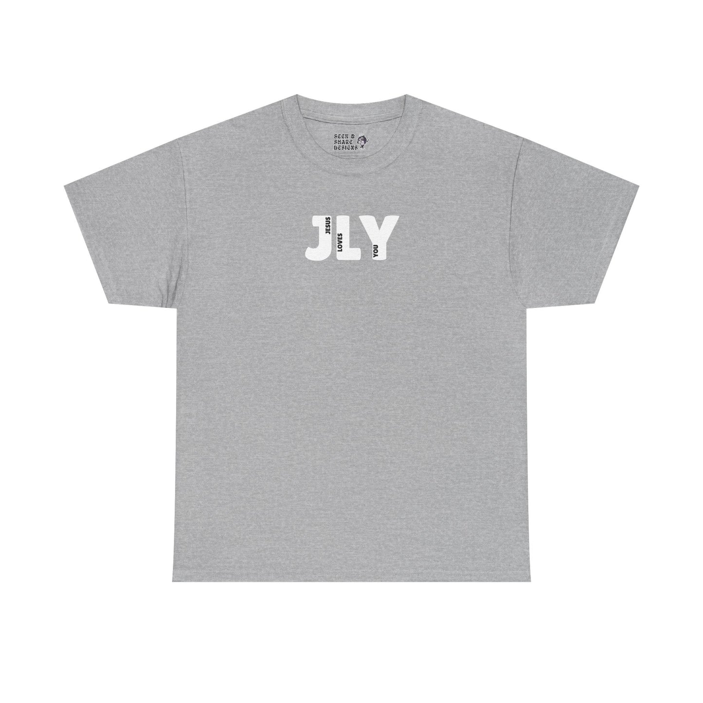 JLY Jesus Loves You Adult Unisex Tee - Seek and Share Designs