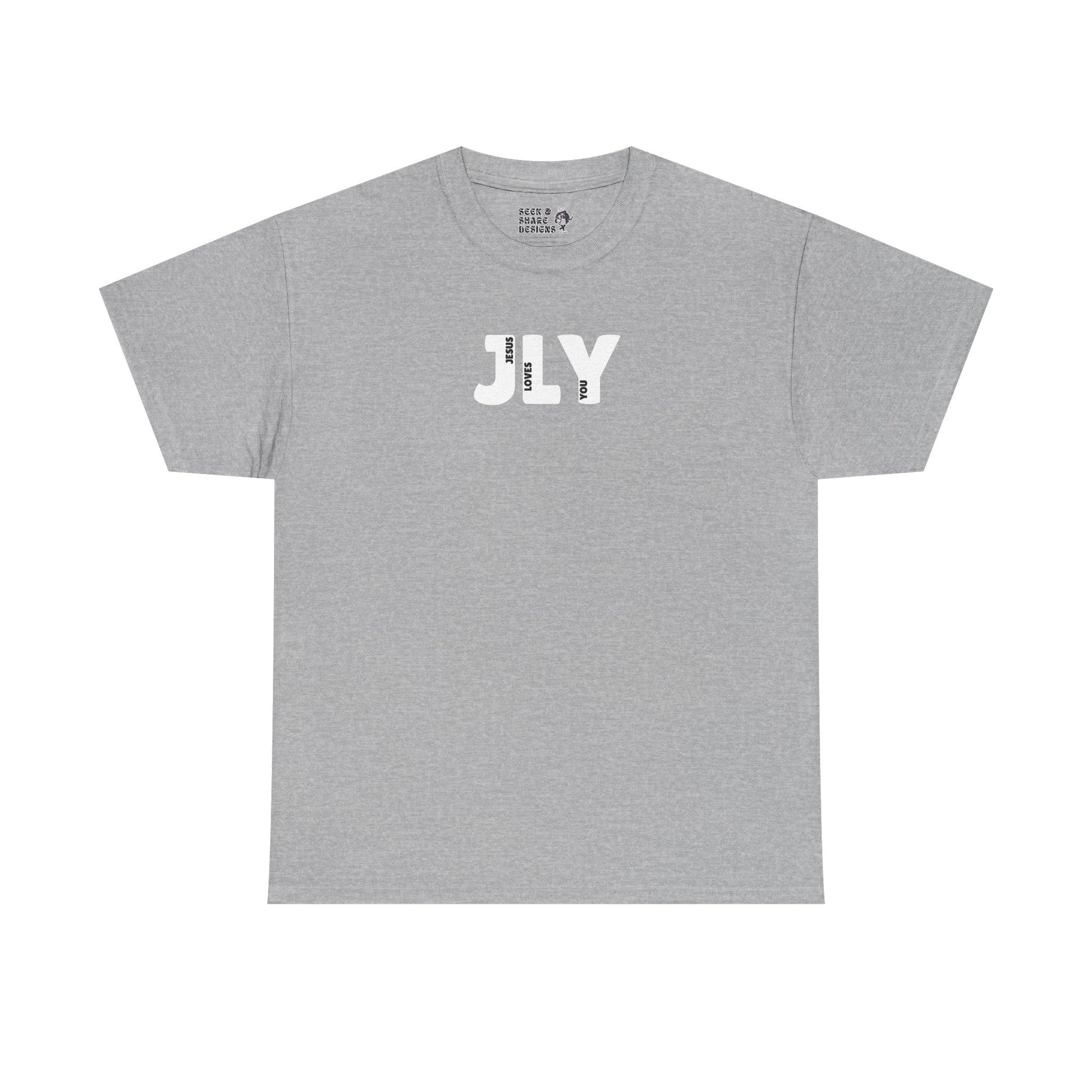 JLY Jesus Loves You Adult Unisex Tee - Seek and Share Designs
