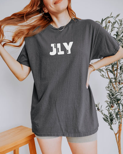 JLY Jesus Loves You Adult Unisex Tee - Seek and Share Designs