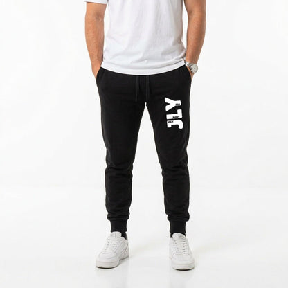 JLY (Jesus Loves You) Fleece-Lined Joggers - Seek and Share Designs