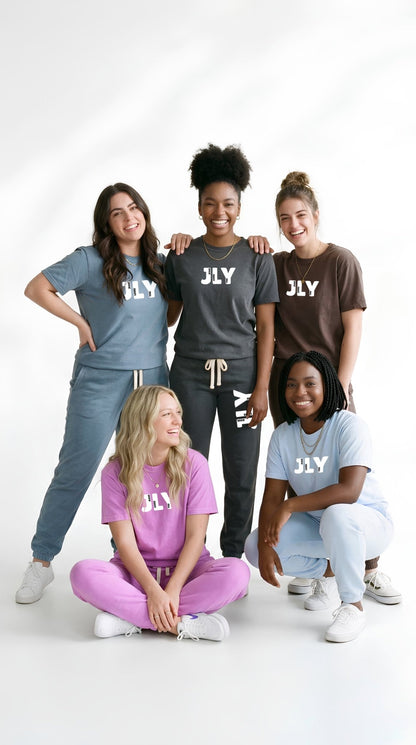 JLY (Jesus Loves You) Joggers - Seek and Share Designs