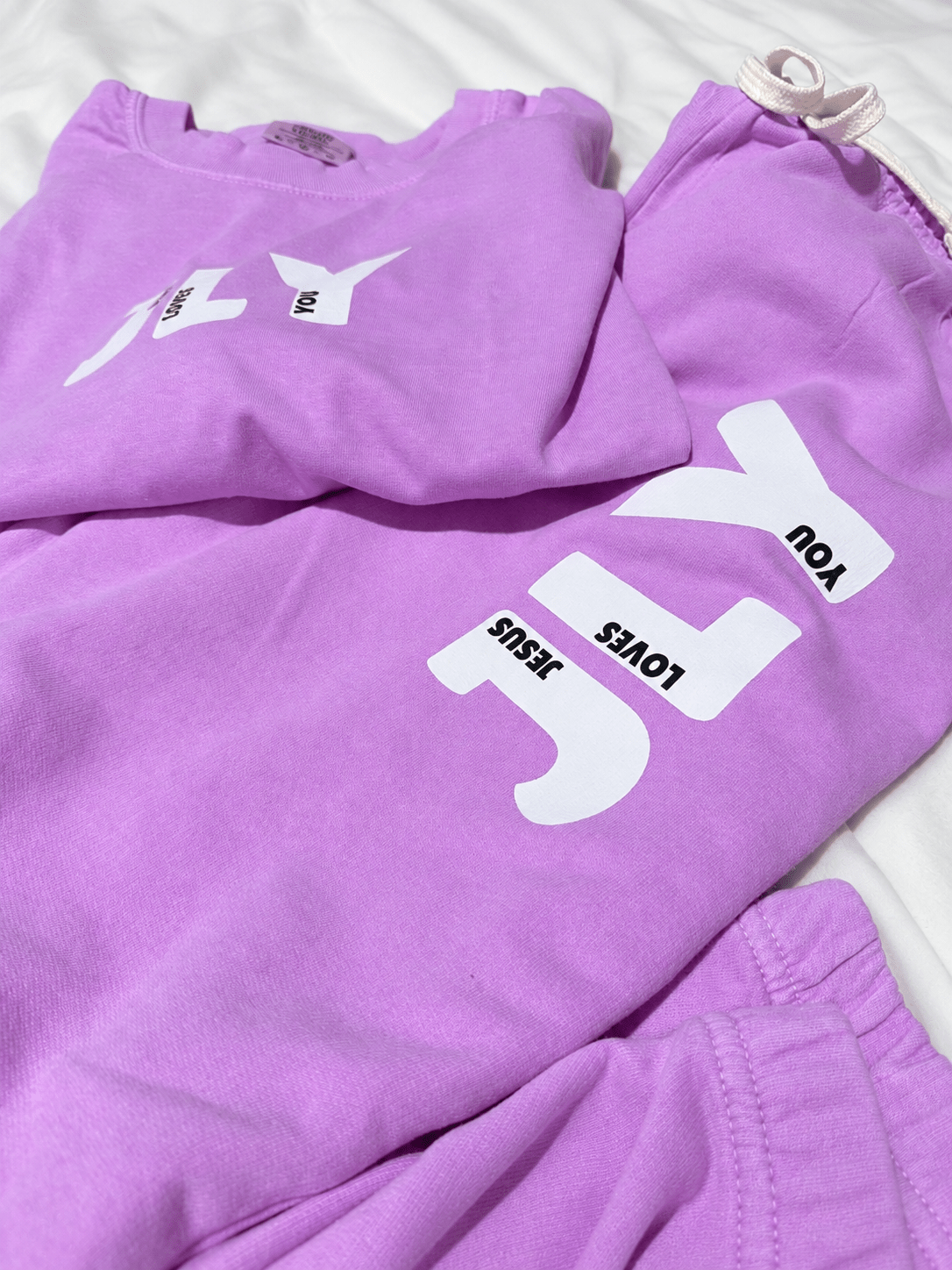 JLY (Jesus Loves You) Joggers - Seek and Share Designs