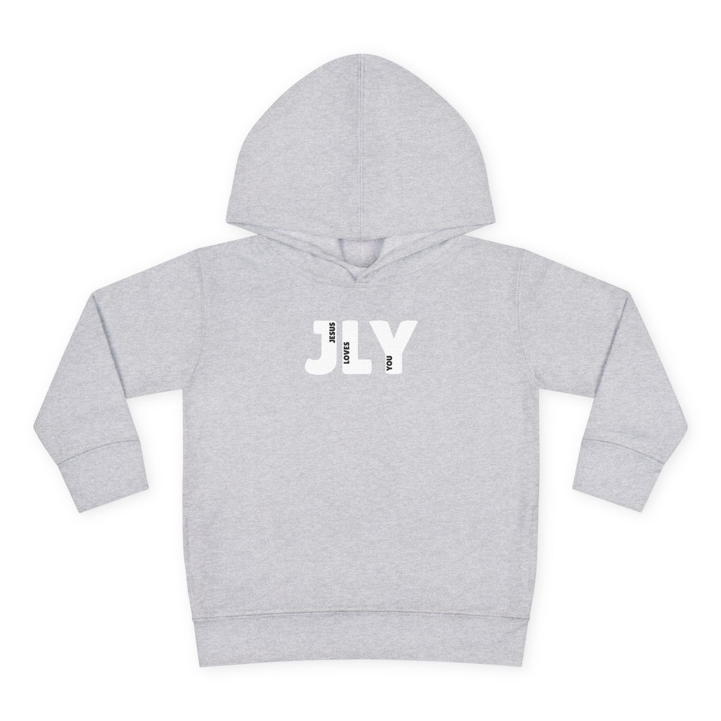 JLY Jesus Loves You Unisex Toddler Hoodie - Seek and Share Designs