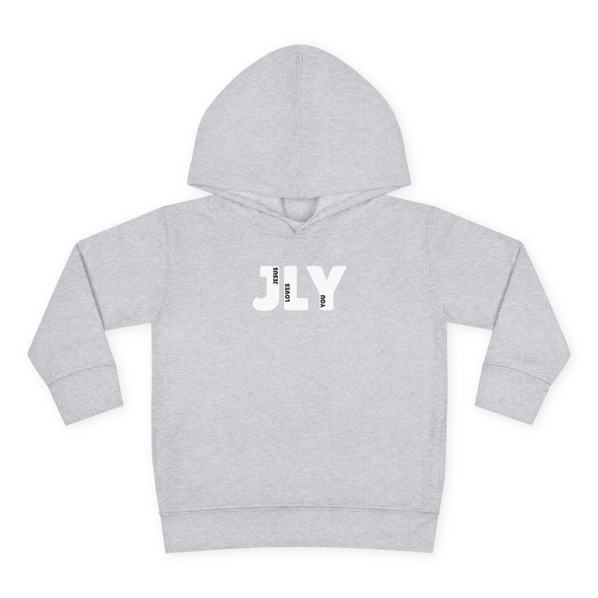 JLY Jesus Loves You Unisex Toddler Hoodie - Seek and Share Designs