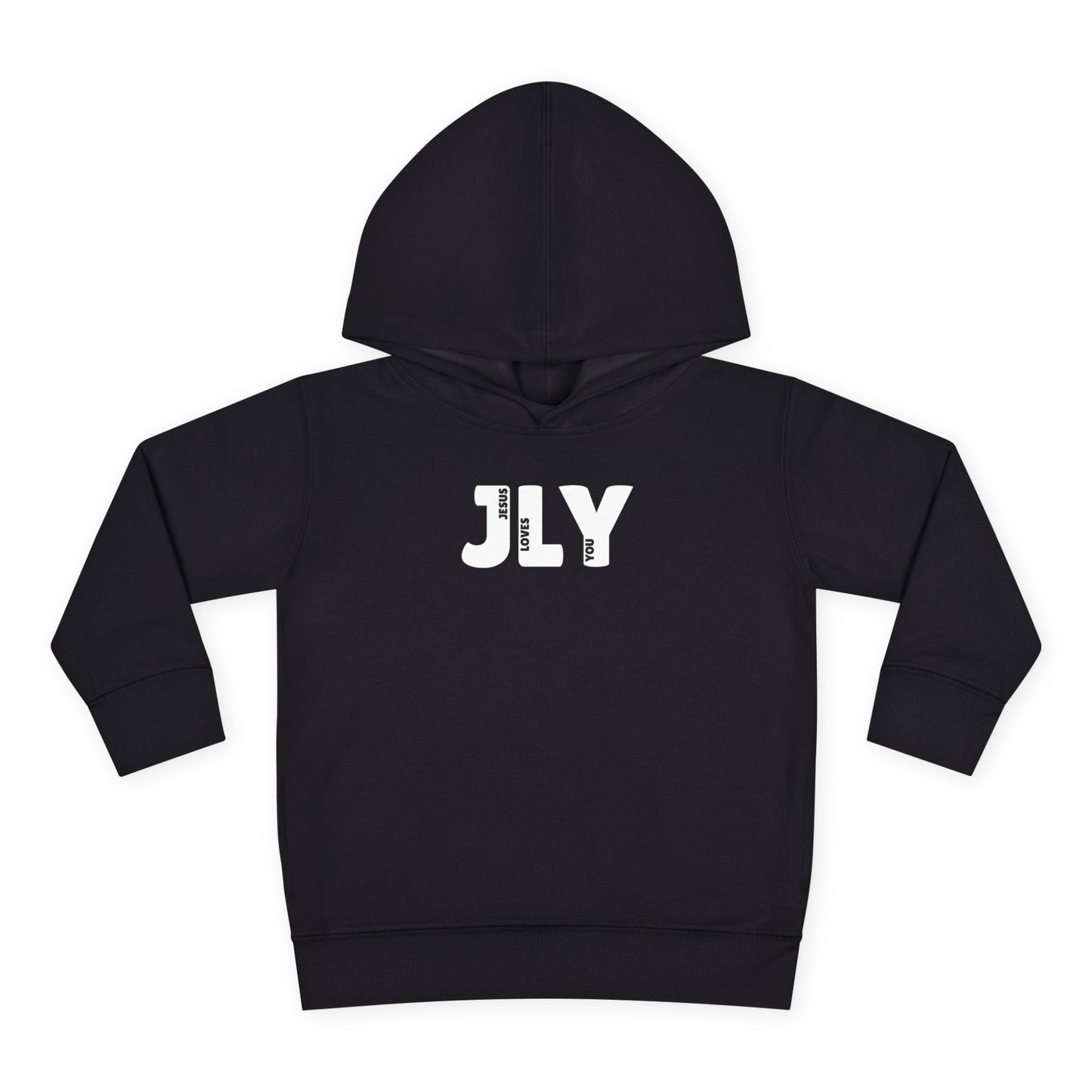 JLY Jesus Loves You Unisex Toddler Hoodie - Seek and Share Designs