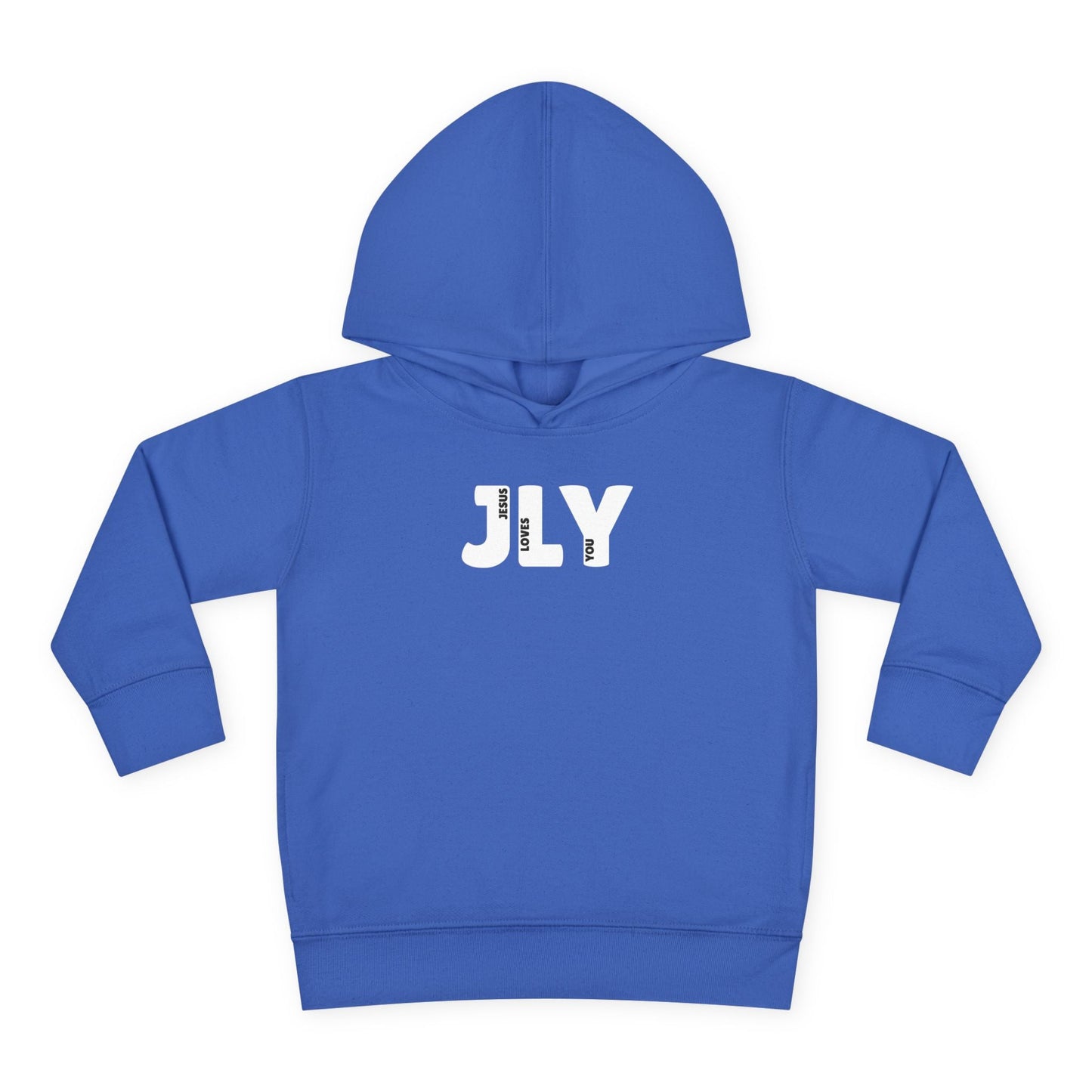 JLY Jesus Loves You Unisex Toddler Hoodie - Seek and Share Designs