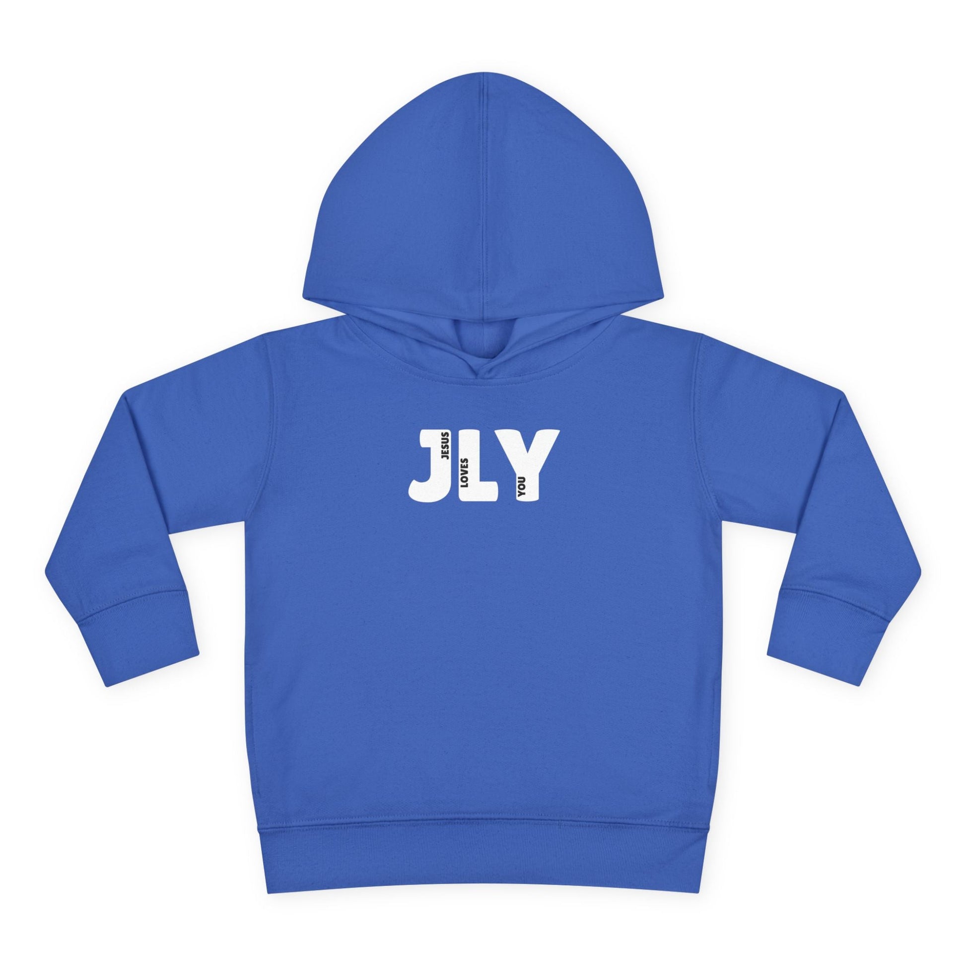 JLY Jesus Loves You Unisex Toddler Hoodie - Seek and Share Designs