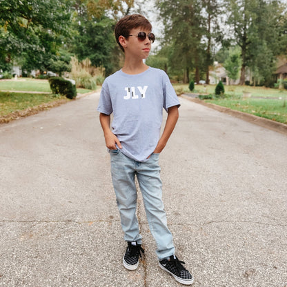 JLY Jesus Loves You Unisex Youth Tee - Seek and Share Designs
