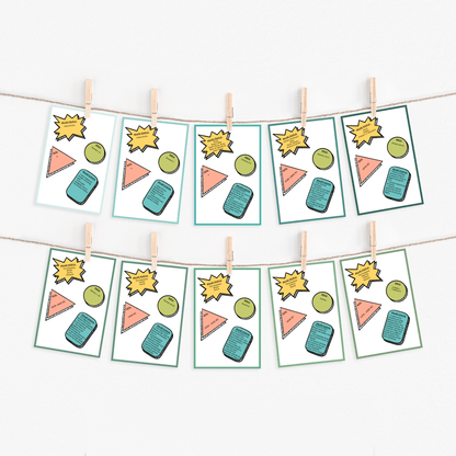 Kids Bible Timeline and Flashcards - Digital Download - Seek and Share Designs