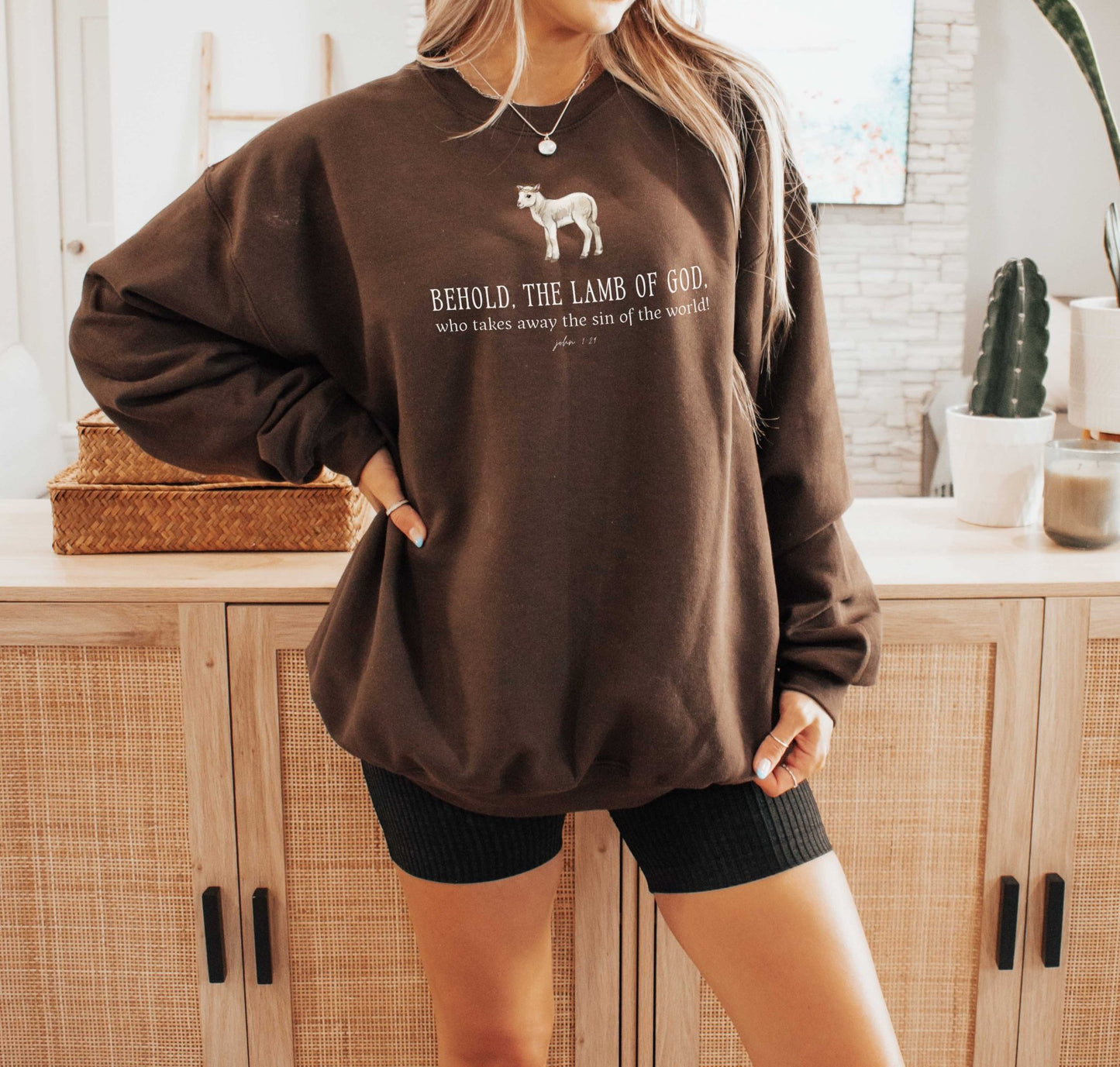 Lamb of God Unisex Sweatshirt - Seek and Share Designs