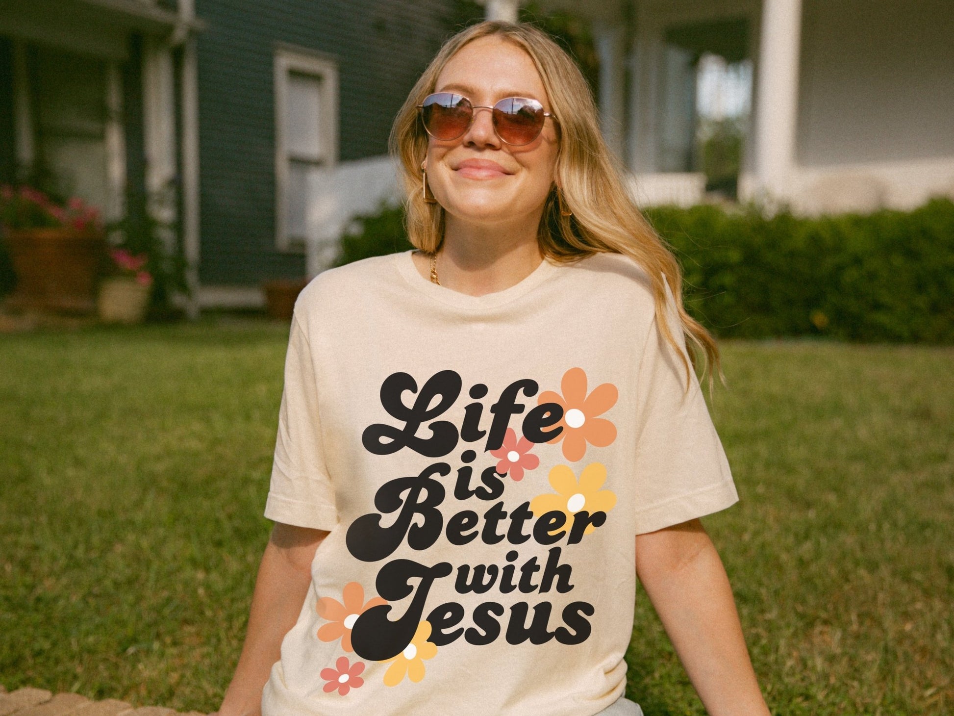 Life is Better with Jesus Unisex Tee - Seek and Share Designs