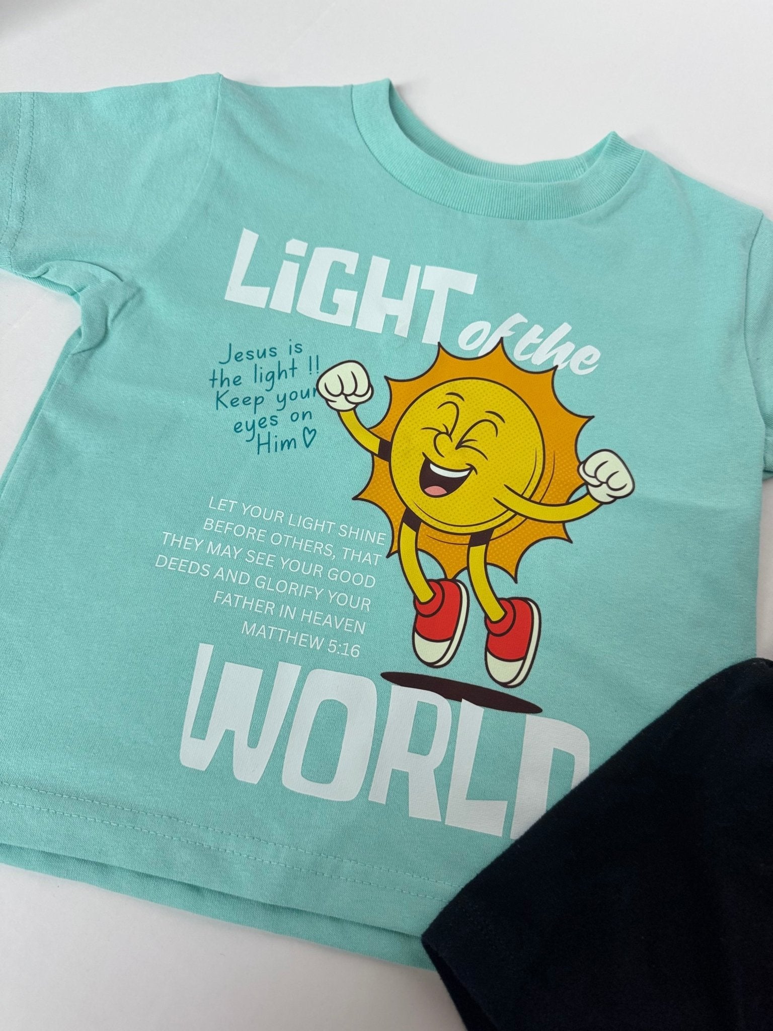 Light of the World Toddler Unisex Tee - Seek and Share Designs