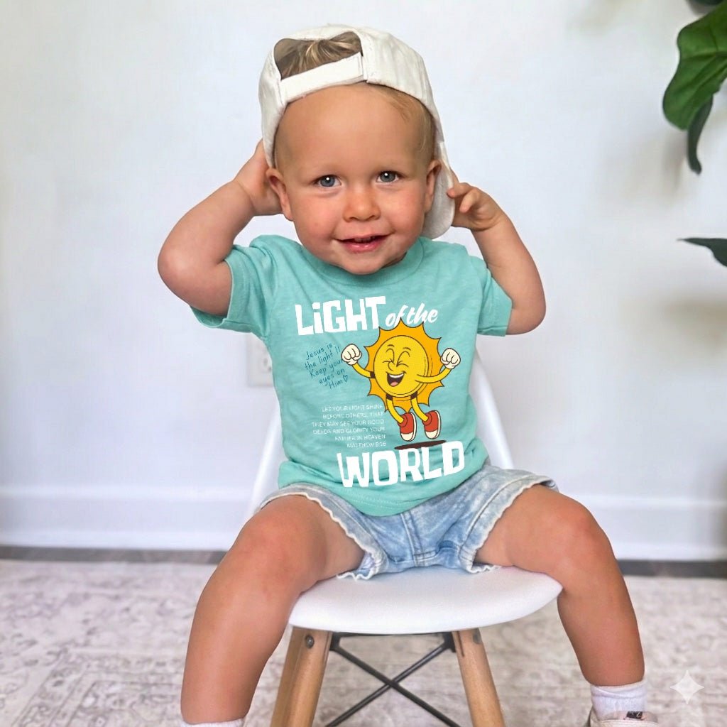 Light of the World Toddler Unisex Tee - Seek and Share Designs