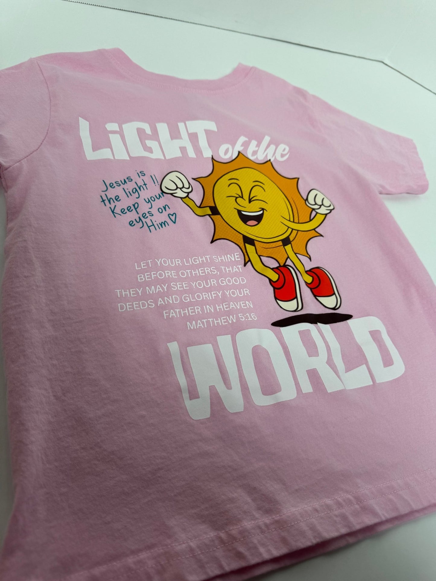 Light of the World Toddler Unisex Tee - Seek and Share Designs
