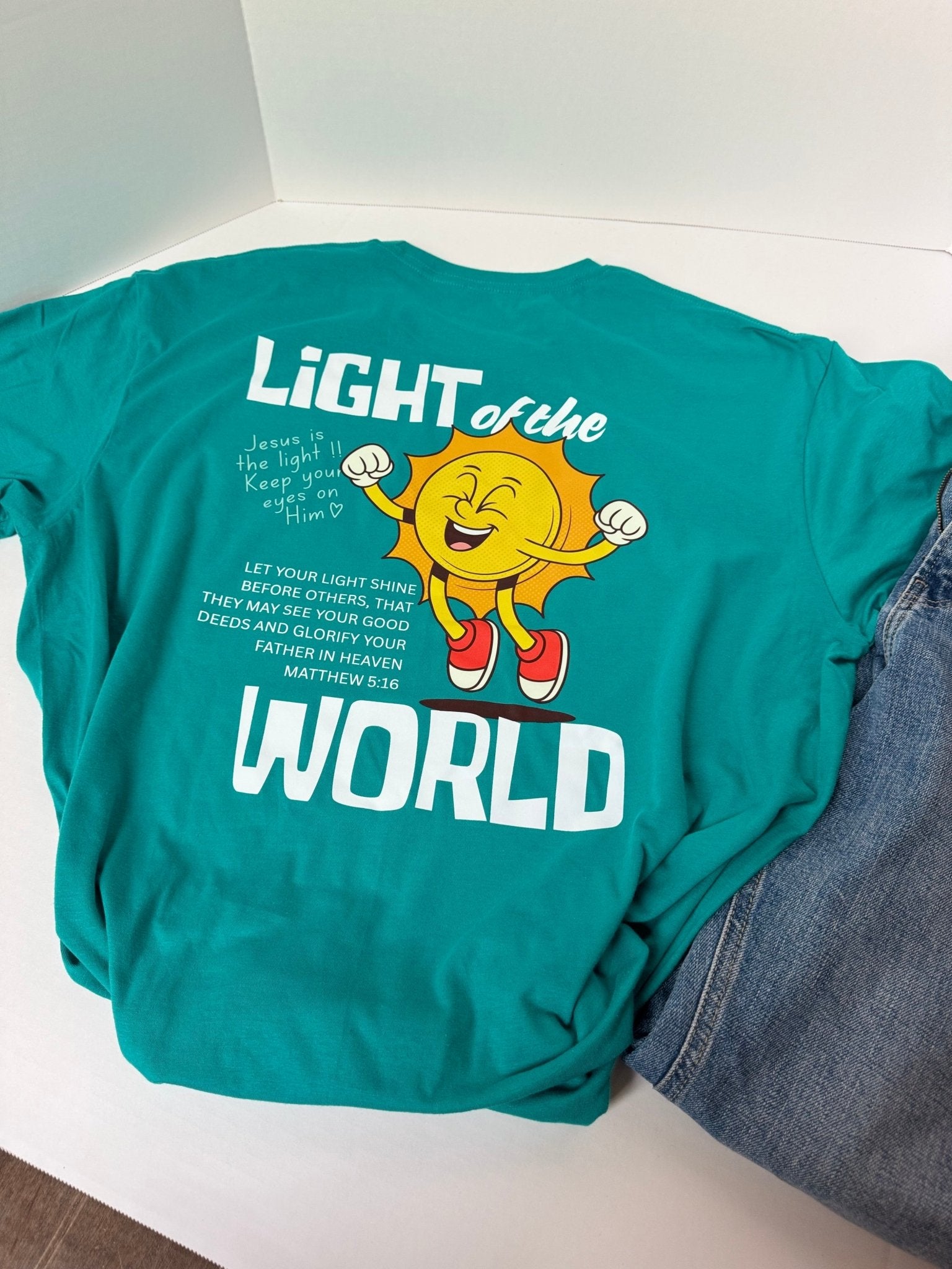 Light of the World Unisex Tee - Seek and Share Designs