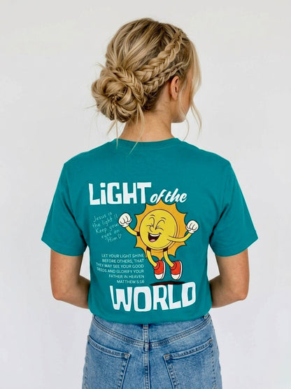 Light of the World Unisex Tee - Seek and Share Designs