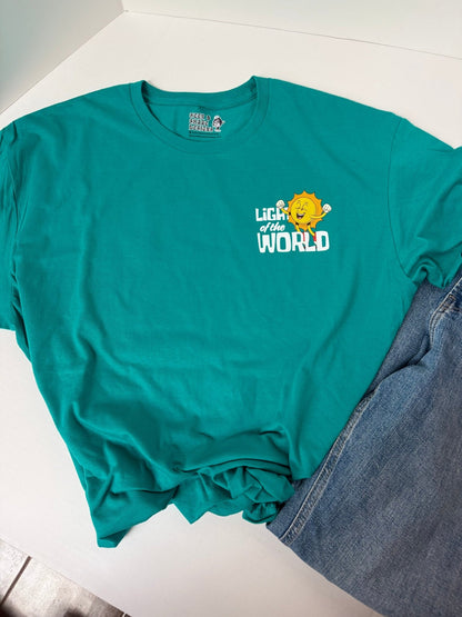 Light of the World Unisex Tee - Seek and Share Designs