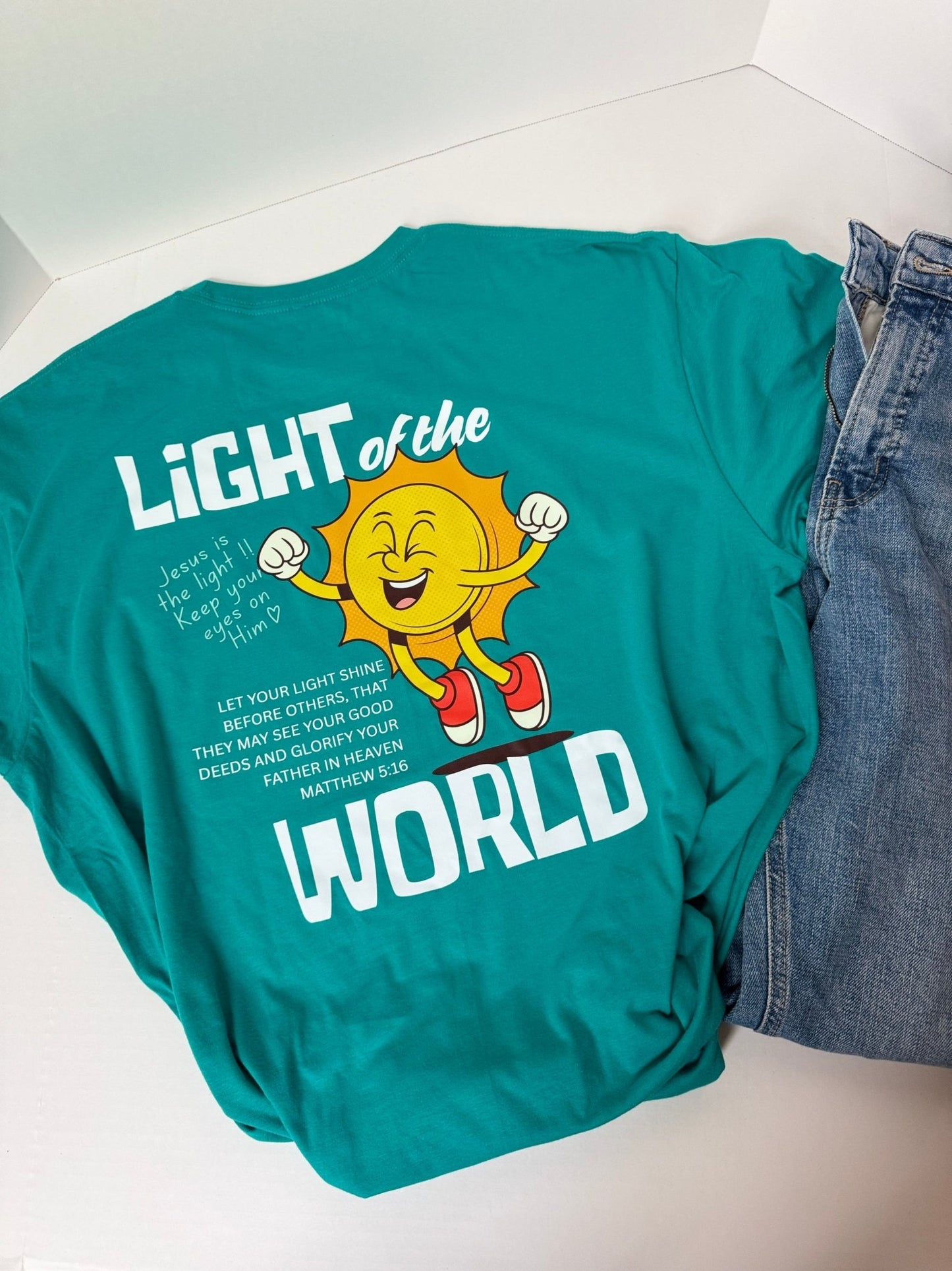 Light of the World Unisex Tee - Seek and Share Designs