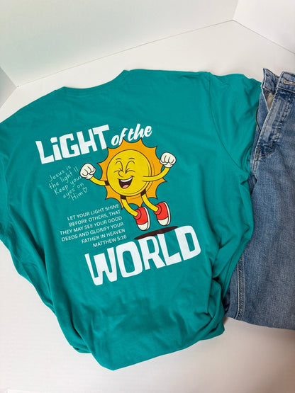 Light of the World Unisex Tee - Seek and Share Designs