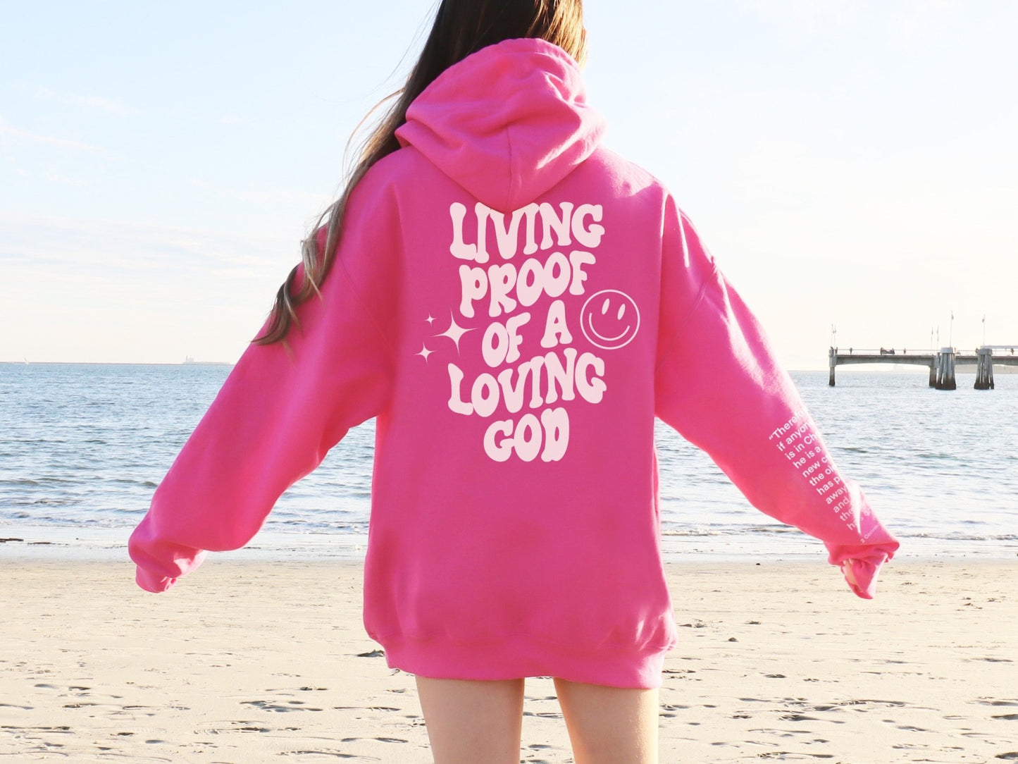 Living Proof of a Loving God Unisex Hoodie - Seek and Share Designs