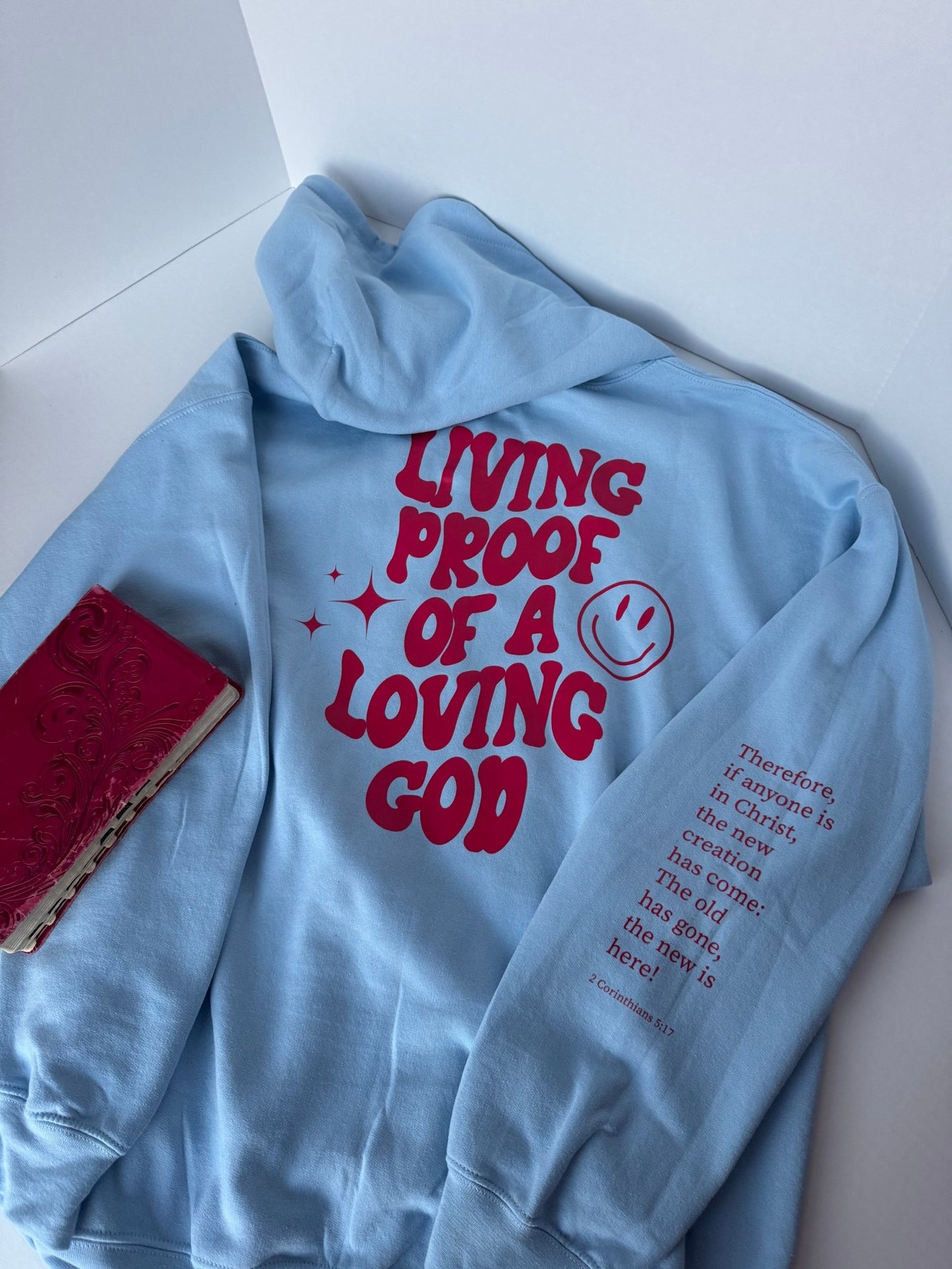 Living Proof of a Loving God Unisex Hoodie - Seek and Share Designs