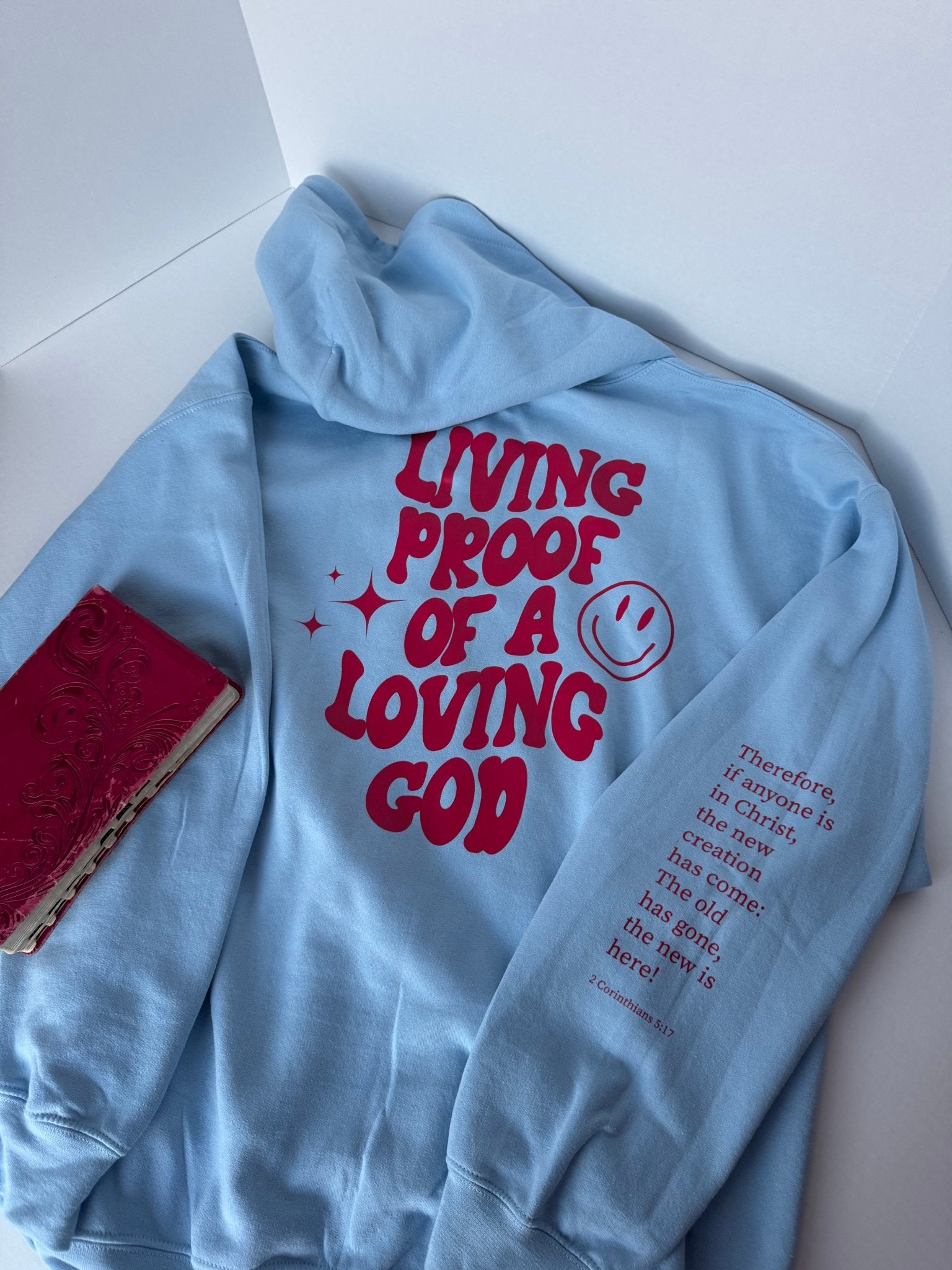 Living Proof of a Loving God Unisex Hoodie - Seek and Share Designs