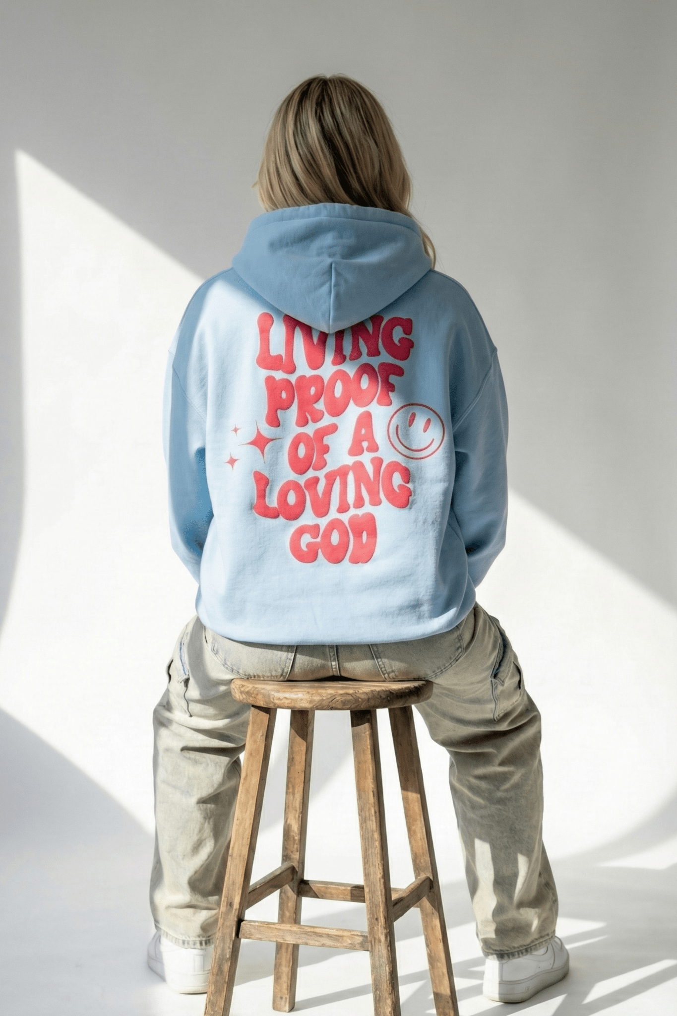 Living Proof of a Loving God Unisex Hoodie - Seek and Share Designs