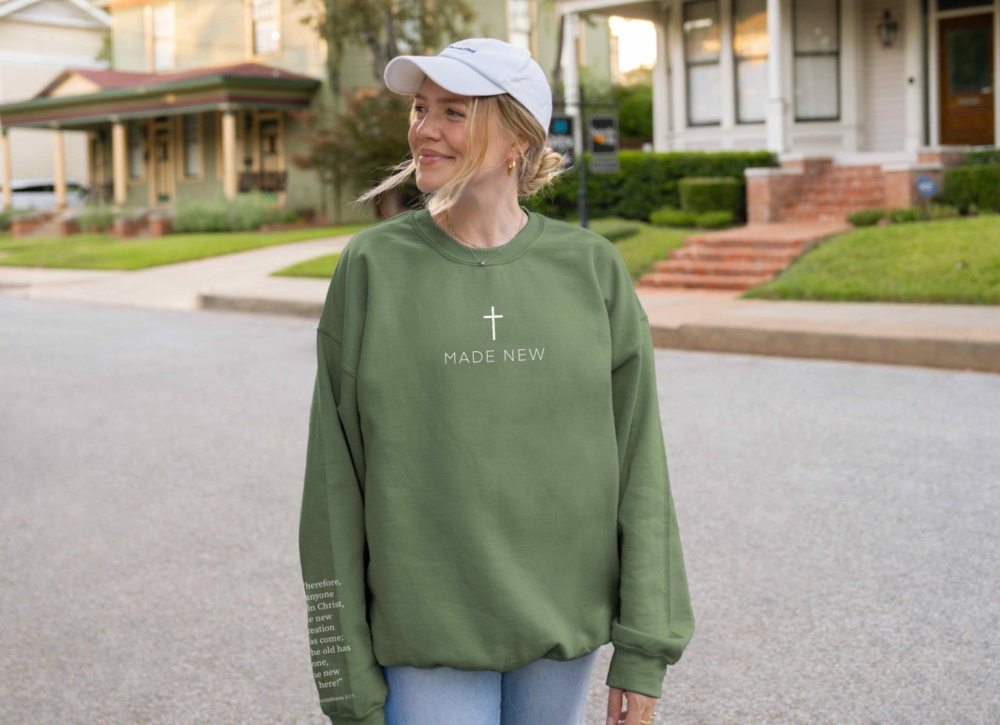 Made New Unisex Sweatshirt - Seek and Share Designs