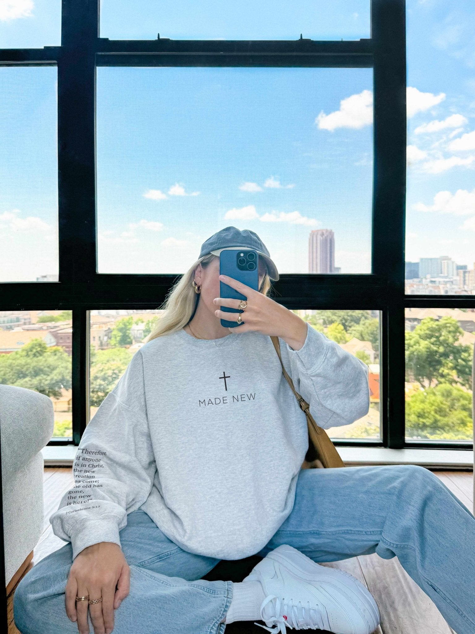 Made New Unisex Sweatshirt - Seek and Share Designs