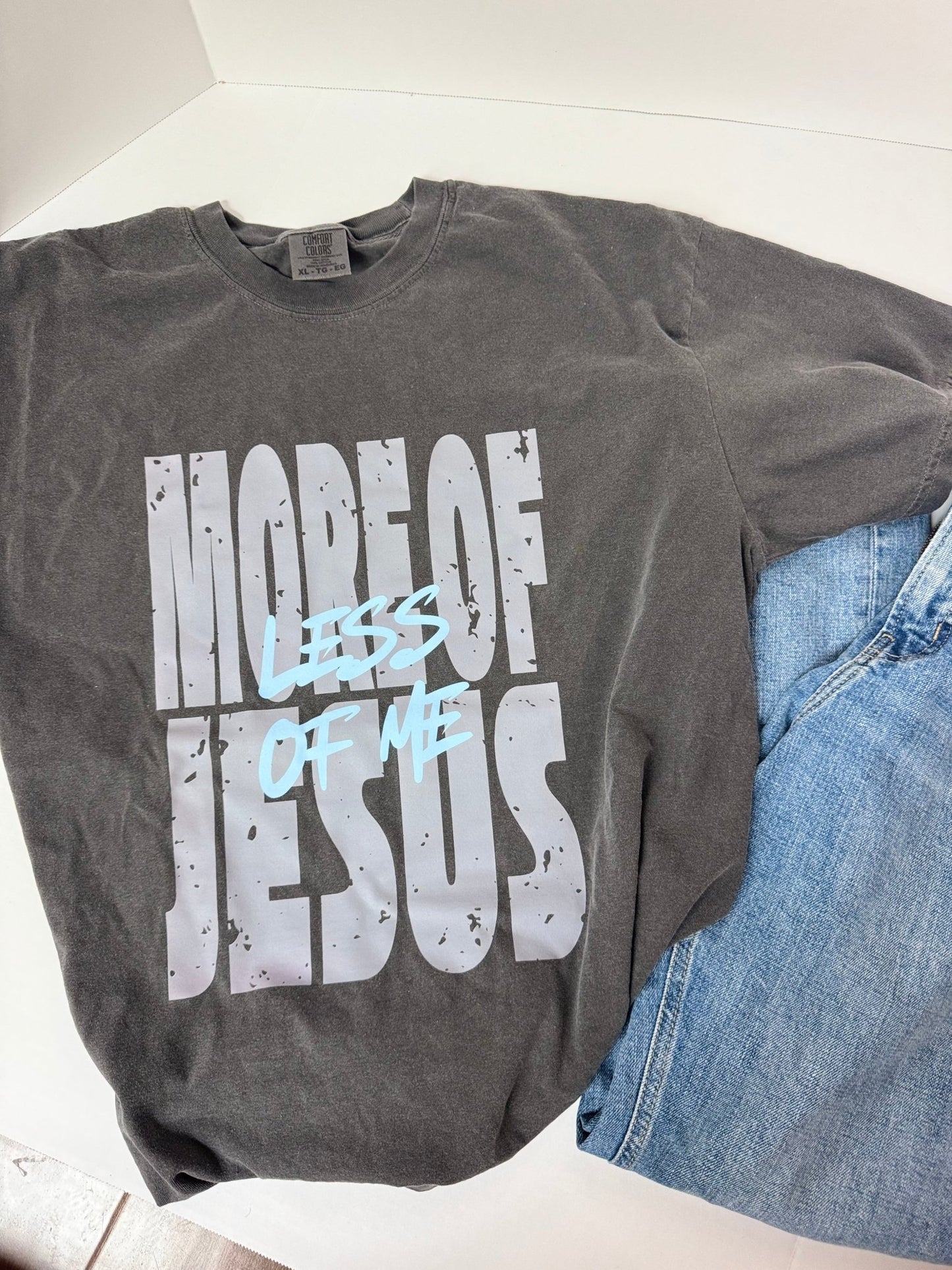 More of Jesus Less of Me Unisex Tee - Seek and Share Designs