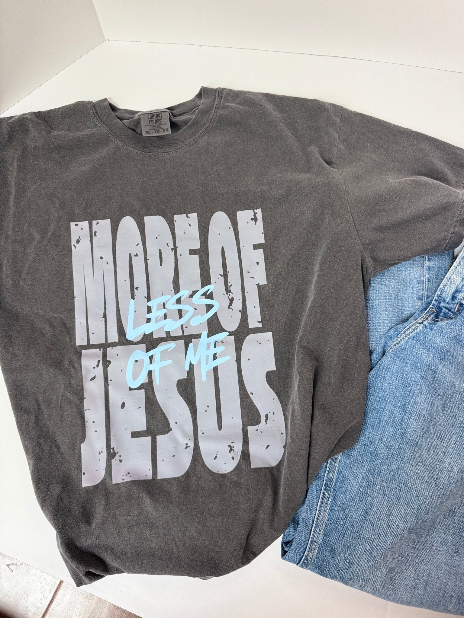 More of Jesus Less of Me Unisex Tee - Seek and Share Designs