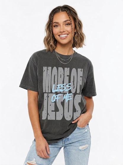 More of Jesus Less of Me Unisex Tee - Seek and Share Designs