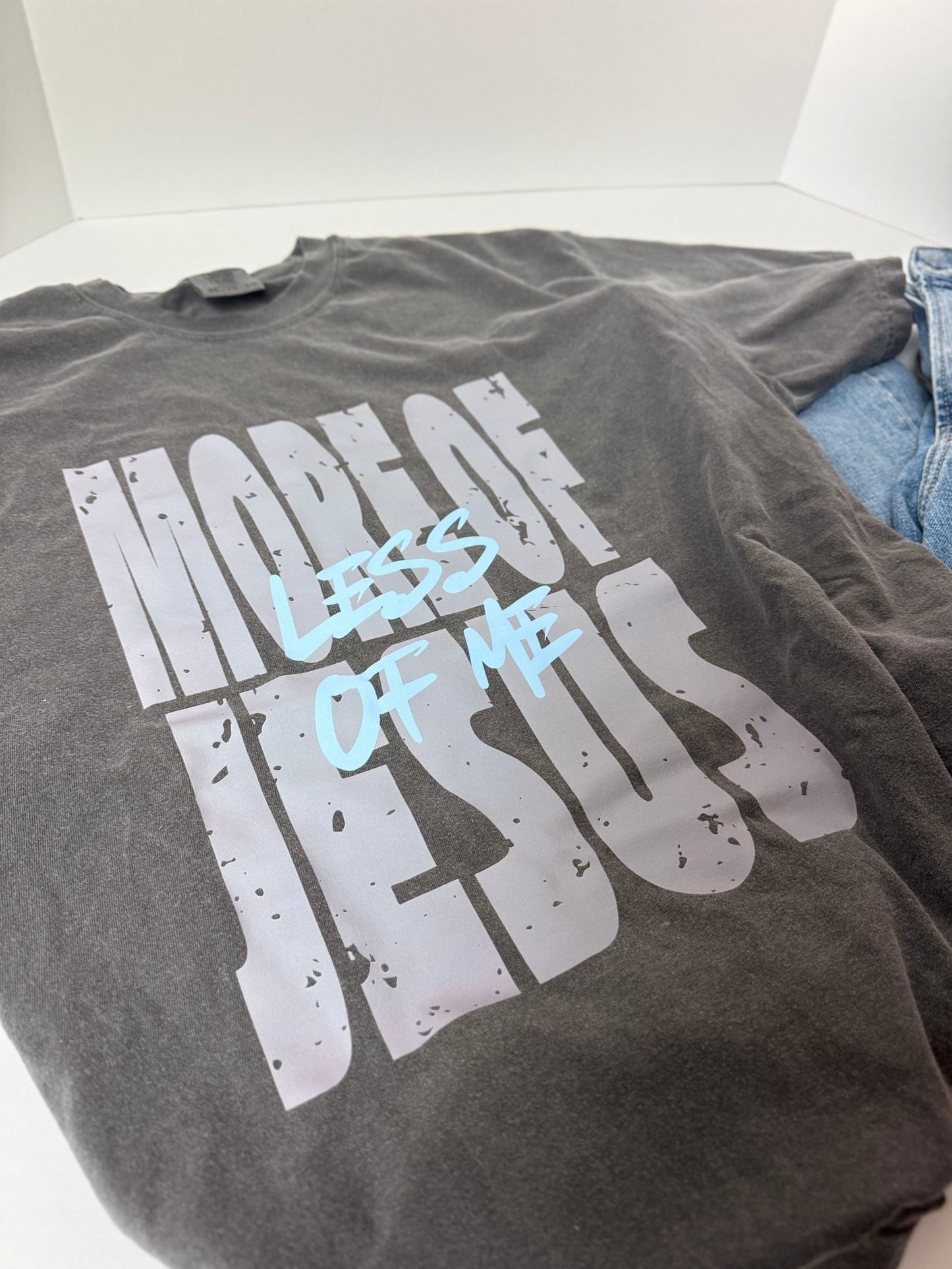 More of Jesus Less of Me Unisex Tee - Seek and Share Designs