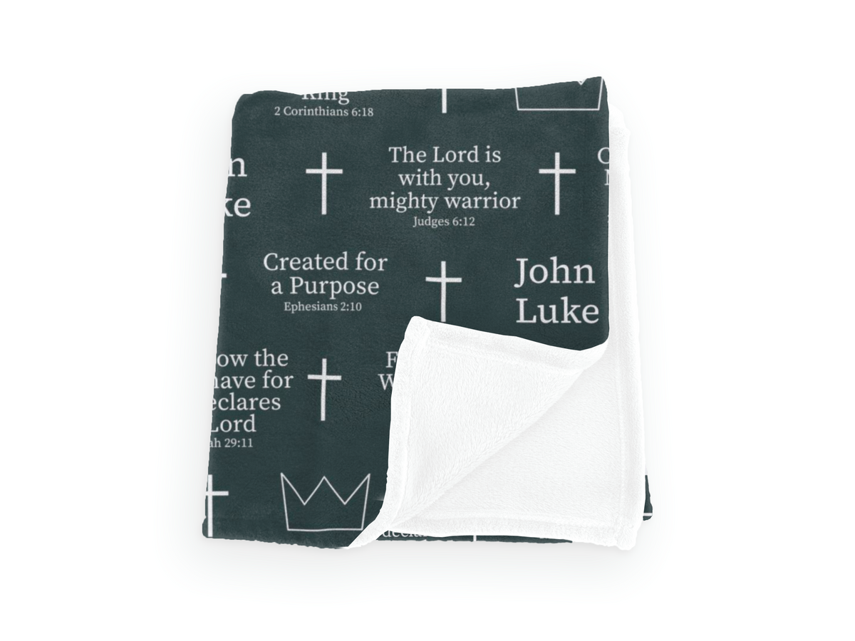 Personalized Christian Baby Blanket