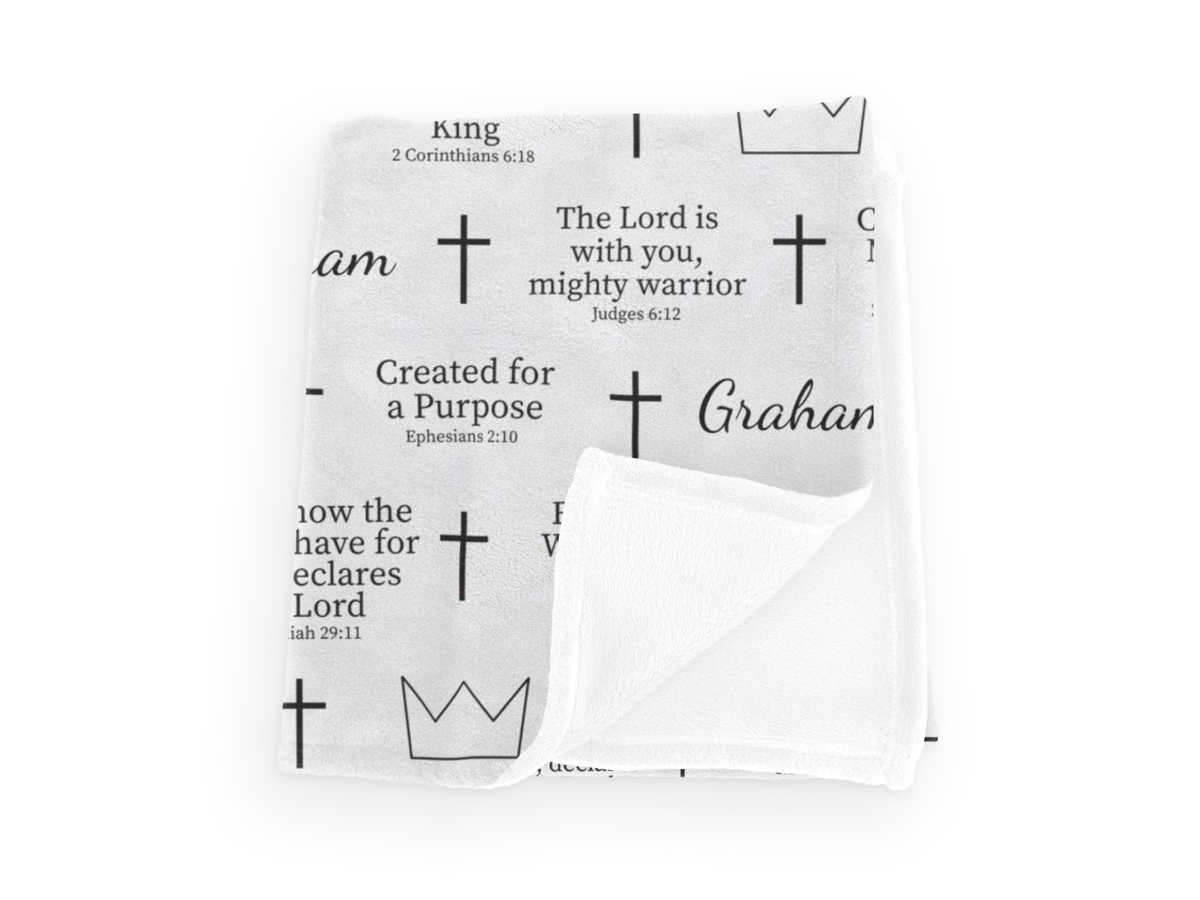 Personalized Christian Baby Blanket