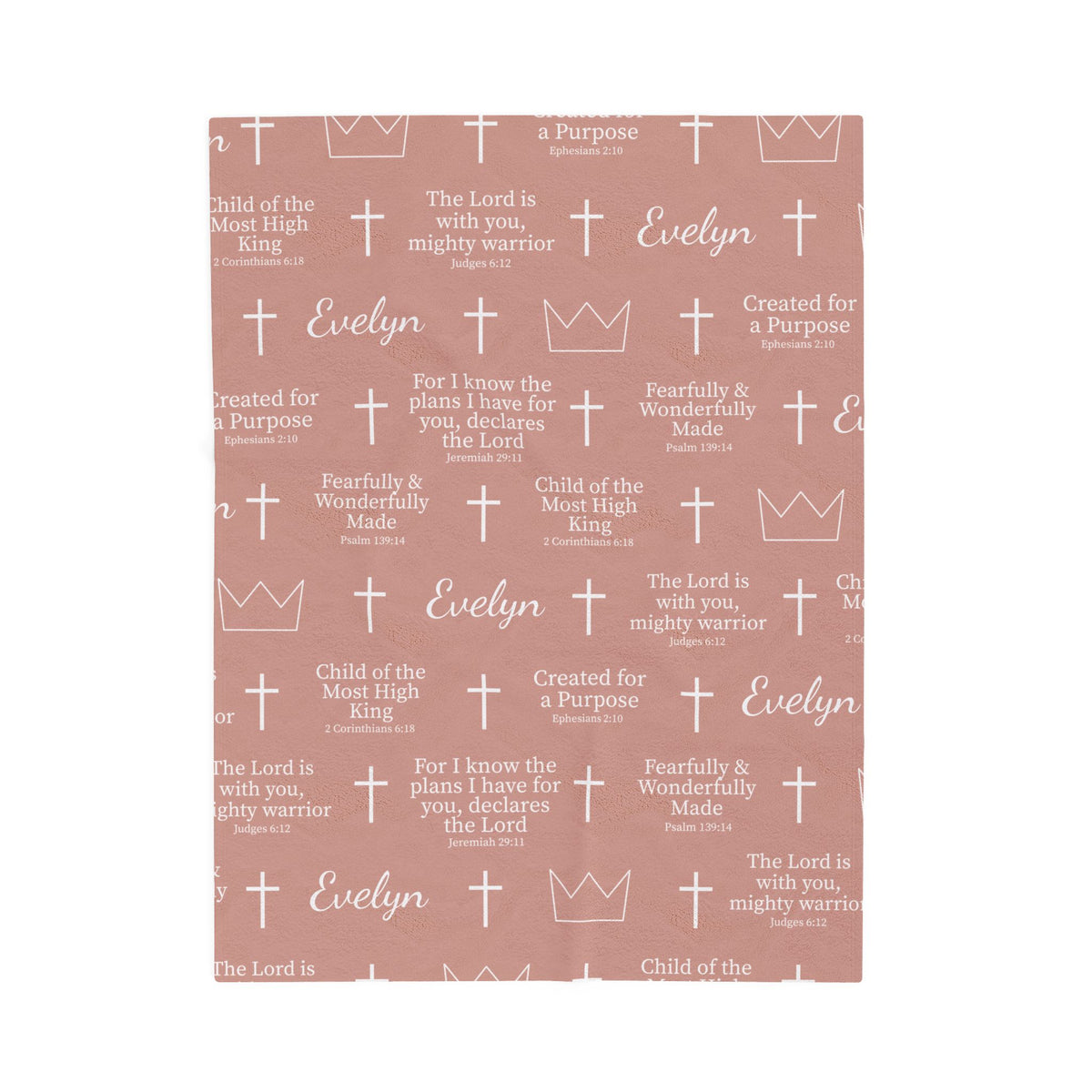 Personalized Christian Baby Blanket