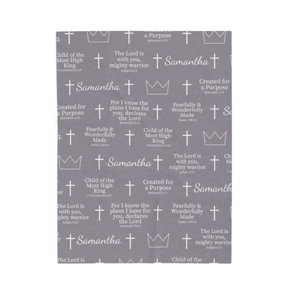 Personalized Christian Baby Blanket